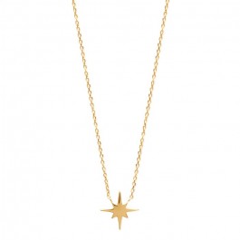 Gold platted star necklace