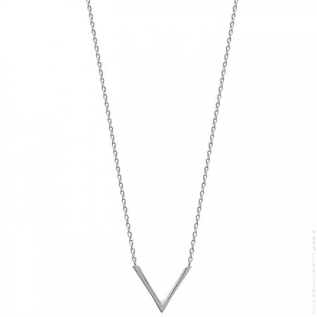 Collier V en argent