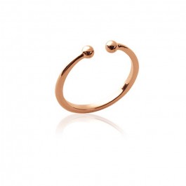 Pink gold platted ring
