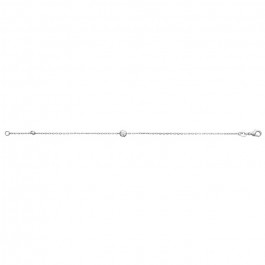 Bracelet solitaire argent