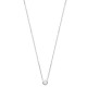 Collier solitaire en argent
