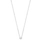 Collier solitaire en argent