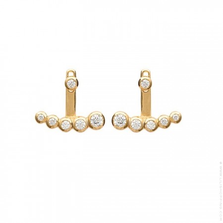 Romy gold platted earrings