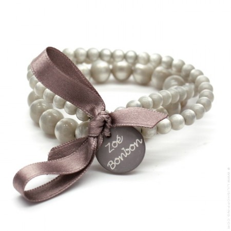 Bracelet triple nacré 