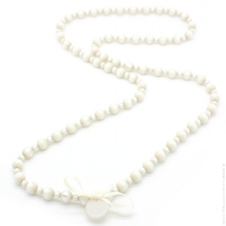 Ivory Gabrielle long necklace by Zoe Bonbon
