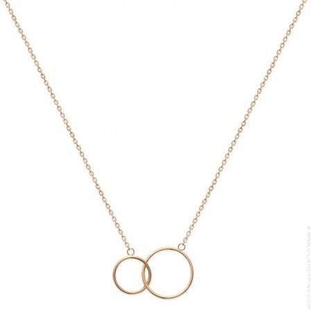 Gold platted V necklace