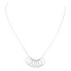 Silver 3 Ring Necklace
