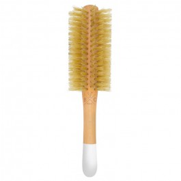 Natural wooden round brush