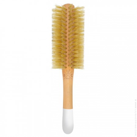Natural wooden round brush