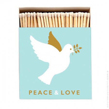 Peace & Love luxury matchbox