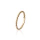 Gold platted beaded ring