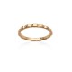 Gold platted waved ring