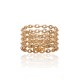 Gold platted chains ring