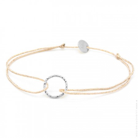 Bracelet lurex et en argent