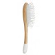 Natural wooden detangling hair brush