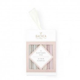 14 élastiques fins pastels Bachca