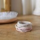 14 élastiques fins pastels Bachca