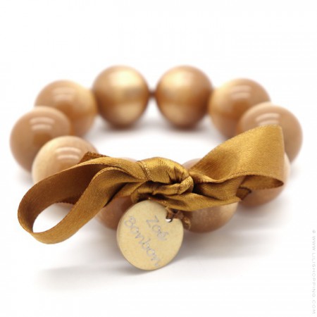 Gold XL bracelet Zoe Bonbon