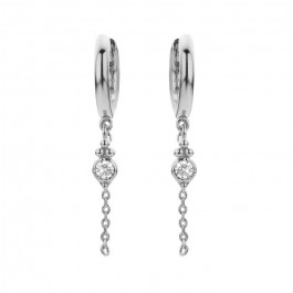 Boucles d'oreilles Kochi plaquées argent