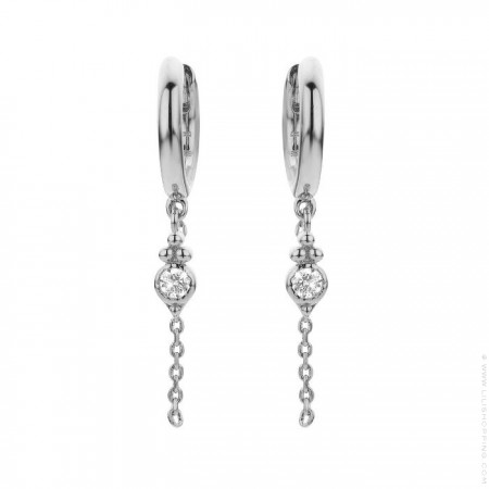 Boucles d'oreilles Kochi plaquées argent