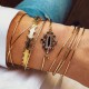 Amazonia gold platted bracelet