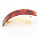 Brown thin hair clip