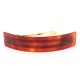 Brown thin hair clip