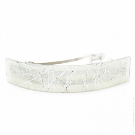 Barrettes à cheveux fine argent