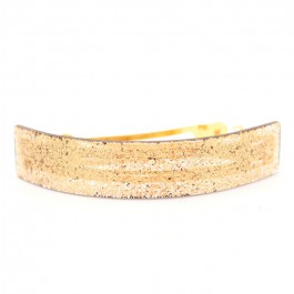 Glitter gold large hair clip