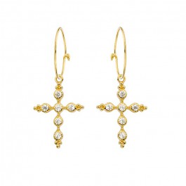Boucles d'oreilles Sévilla plaquées or