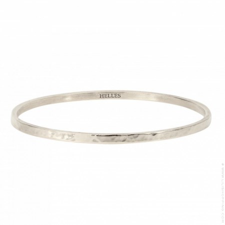 Silver platted snake bangle