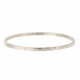 Silver platted snake bangle