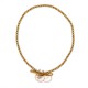Gold glitter Bracelet / Necklace