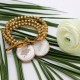 Gold glitter Bracelet / Necklace