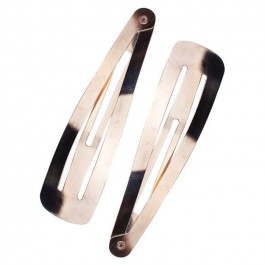 Rose gold XL snap clips 2 pc set