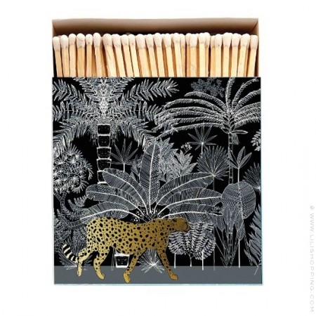 Black Cheetah Luxury matchbox