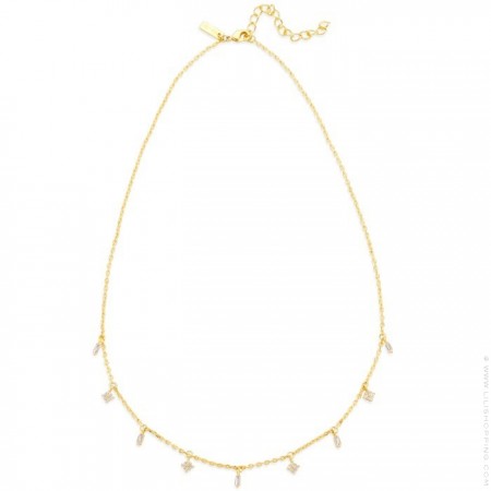 Gold plated chain necklace