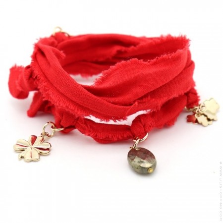 Bracelet doudou rouge