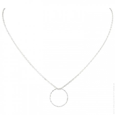 Collier Anneau sur chaine argent