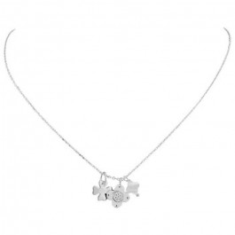 Collier Chance sur chaine argent