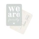 We are Family slate grey Cinq Mai postcard