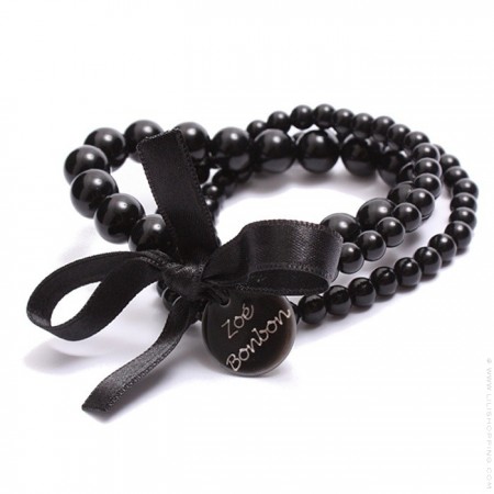 Black triple size bracelet Zoe Bonbon