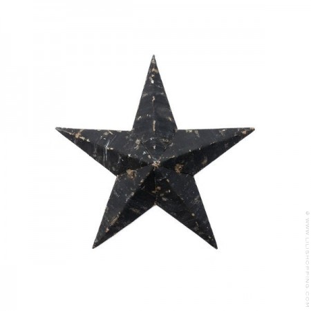 30 cm black Amish Star