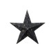 30 cm black Amish Star