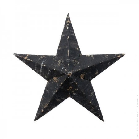 56 cm black Amish Star