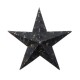 56 cm black Amish Star