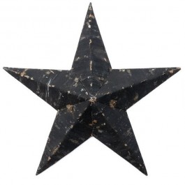 73 cm black Amish Star