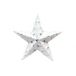 30 cm white Amish Star