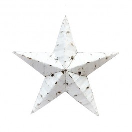 56 cm white Amish Star