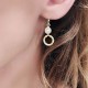 Larissa boho labradorite hoops earrings